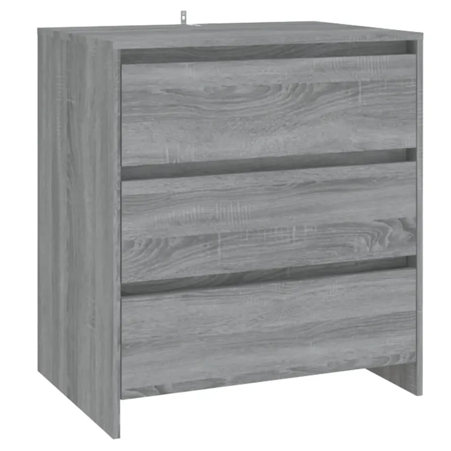 Buffet Sonoma gris 70x41x75 cm Bois d'ingénierie - 2