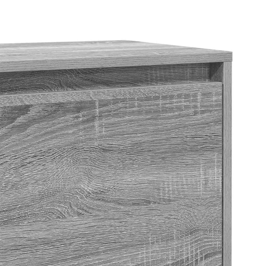 Table de chevet Sonoma gris 45x34x44,5 cm bois d'ingénierie - 10