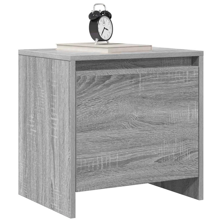 Table de chevet Sonoma gris 45x34x44,5 cm bois d'ingénierie - 4