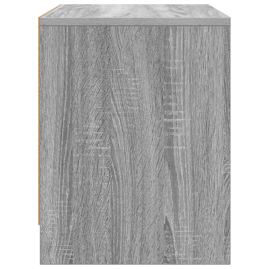 Table de chevet Sonoma gris 45x34x44,5 cm bois d'ingénierie - 7