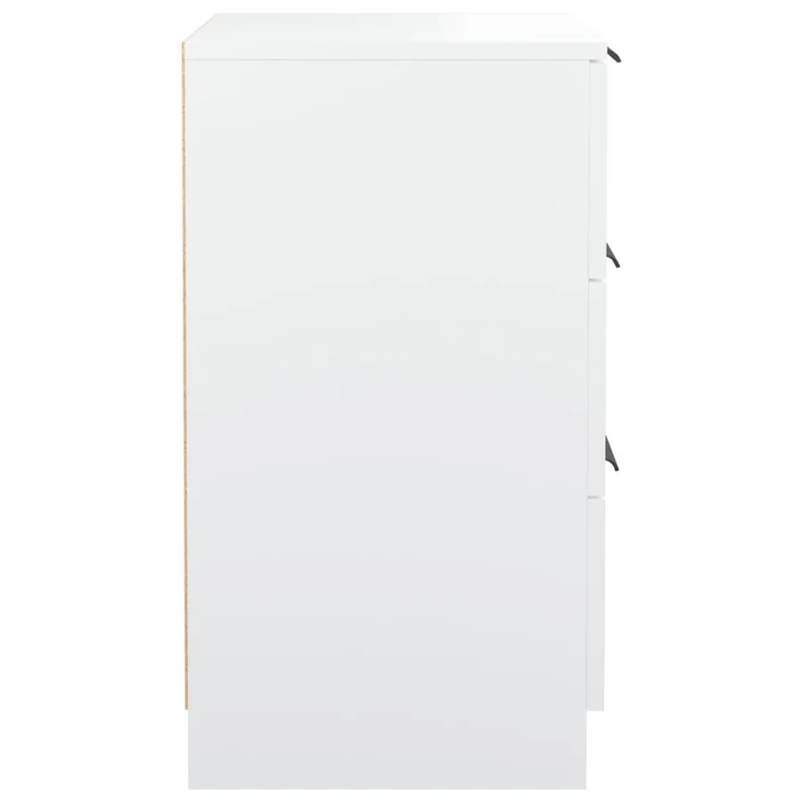 Table de chevet Blanc 40x36x65 cm - 6