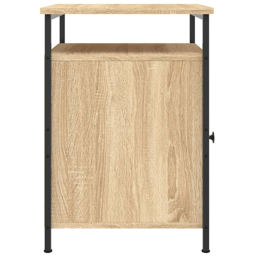 Table de chevet chêne sonoma 40x42x60 cm bois d'ingénierie - 7