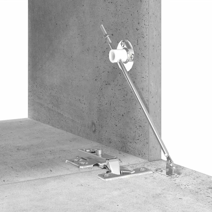 Ensemble de meubles TV 7 pcs Gris béton Bois d'ingénierie - 9