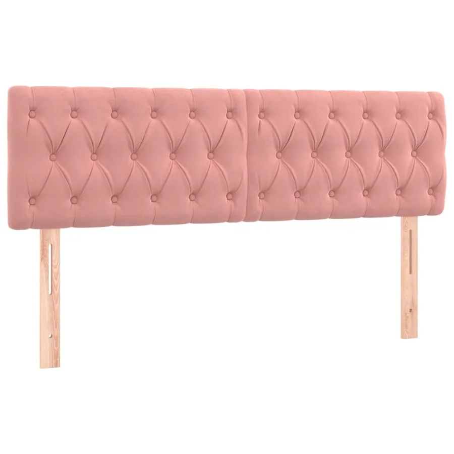 Sommier à lattes de lit avec matelas Rose 160x200 cm Velours - 6