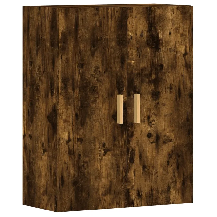 Armoires murales 2 pcs chêne fumé bois d'ingénierie - 6