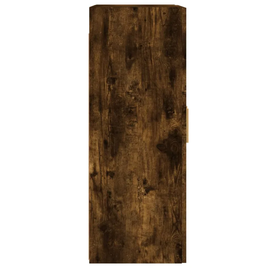 Armoires murales 2 pcs chêne fumé bois d'ingénierie - 8