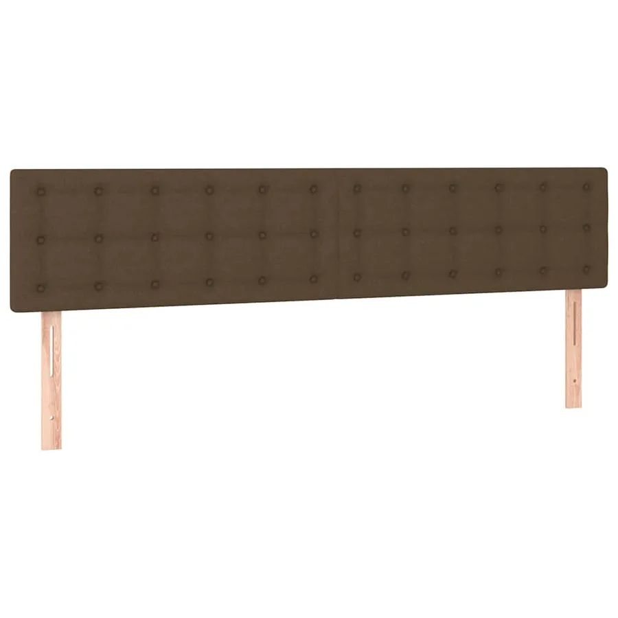 Sommier à lattes de lit avec matelas Marron foncé 180x200 cm - 6