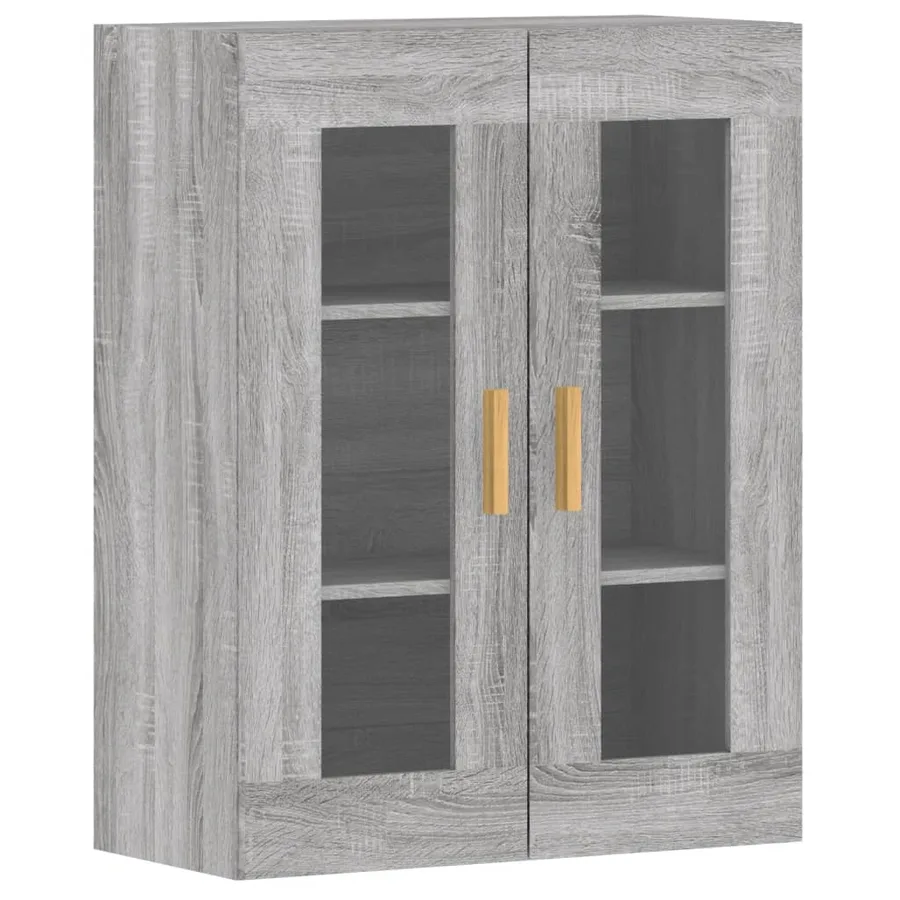 Armoires murales 2 pcs sonoma gris bois d'ingénierie - 6