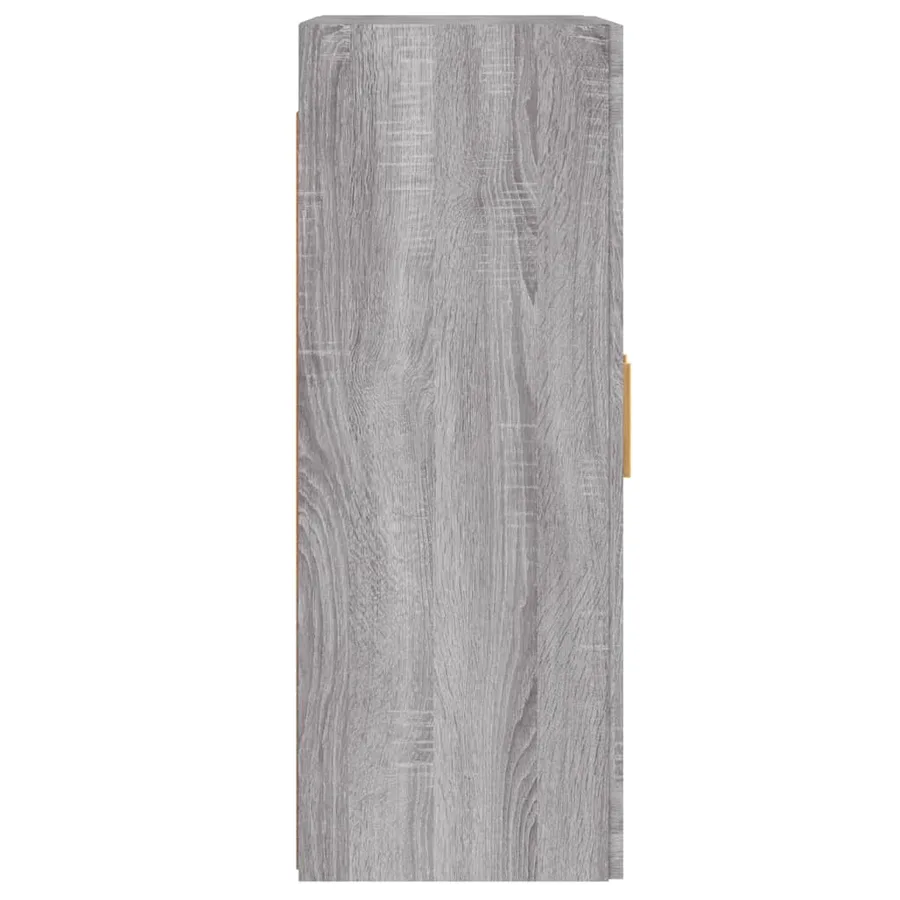 Armoires murales 2 pcs sonoma gris bois d'ingénierie - 8