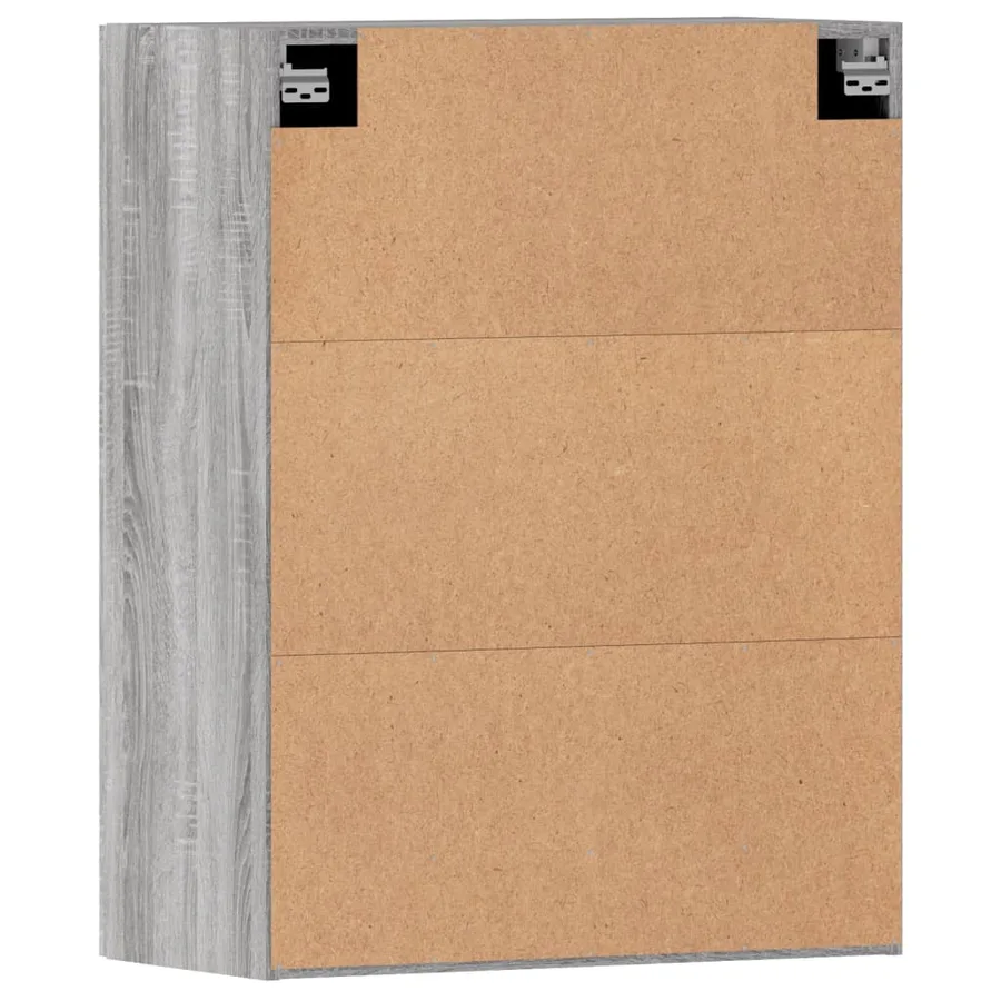 Armoires murales 2 pcs sonoma gris bois d'ingénierie - 9