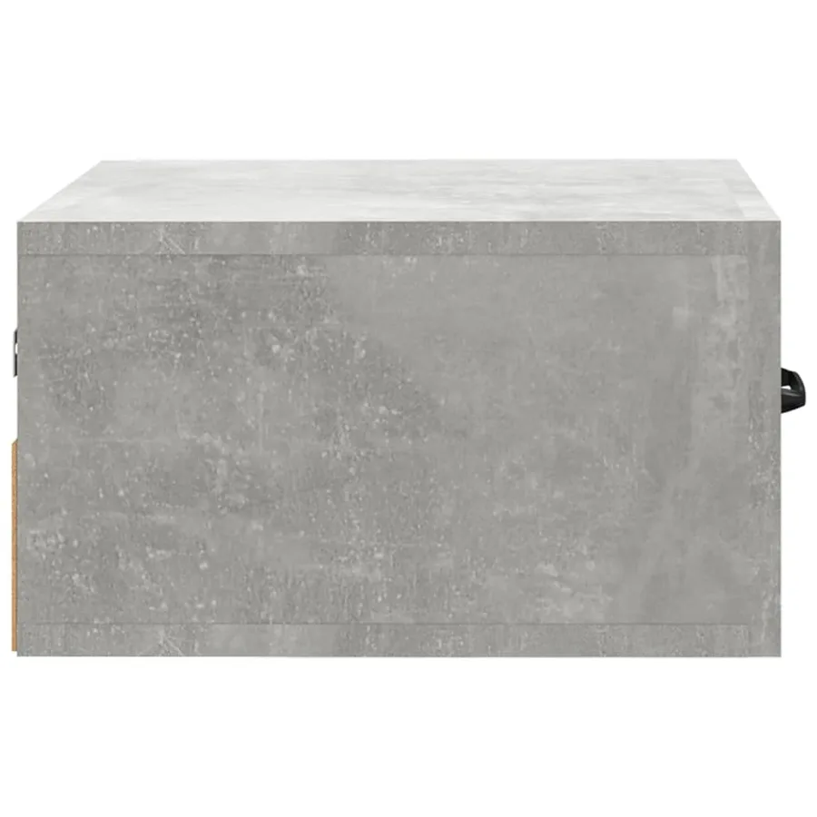 Tables de chevet murales 2 pcs Gris béton 35x35x20 cm - 7