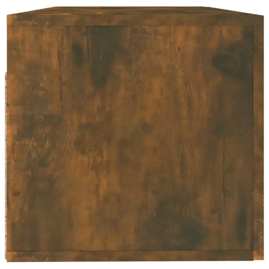 Armoire murale Chêne fumé 100x36,5x35 cm Bois d'ingénierie - 6