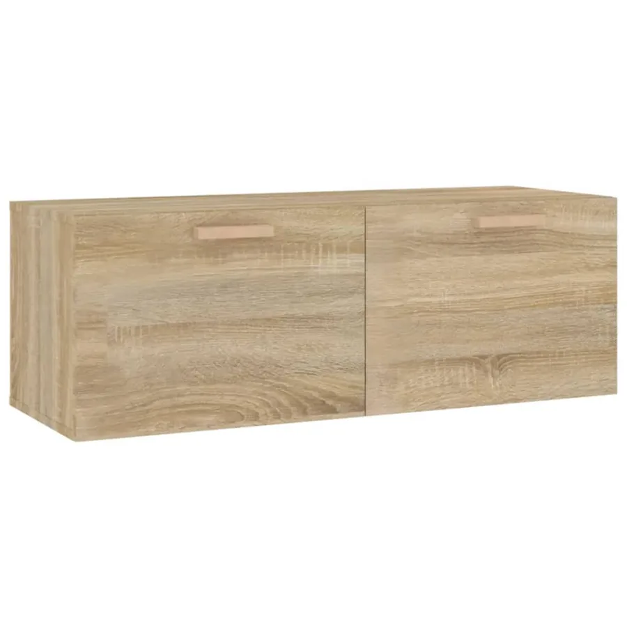 Armoire murale Chêne sonoma 100x36,5x35 cm Bois d'ingénierie - 2