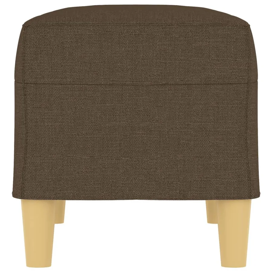 Banc Marron 70x35x41 cm Tissu - 4