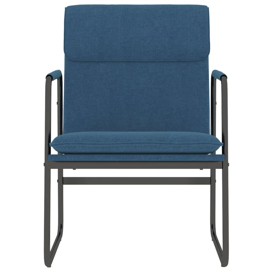 Chaise longue Bleu 55x64x80 cm Tissu - 3
