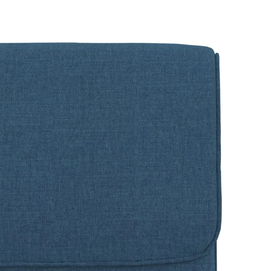 Chaise longue Bleu 55x64x80 cm Tissu - 6
