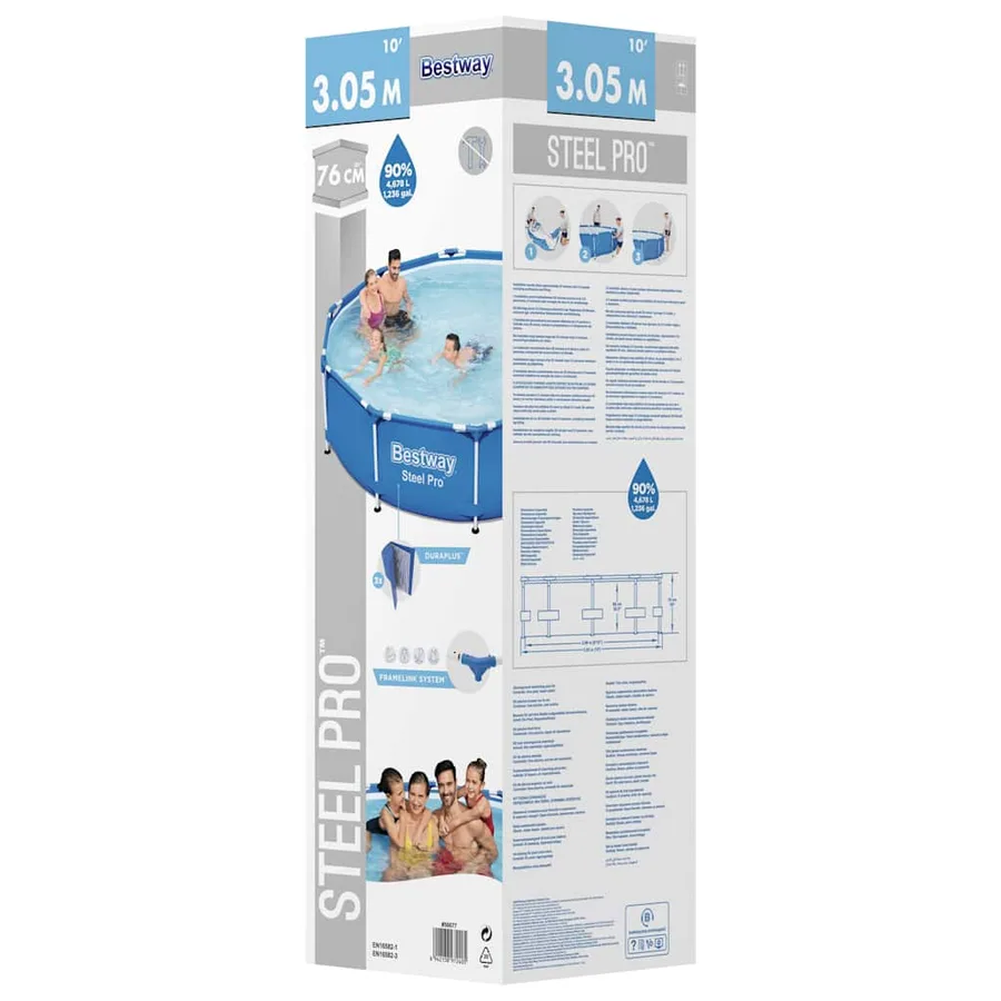 Bestway Piscine Steel Pro 305x76 cm - 3