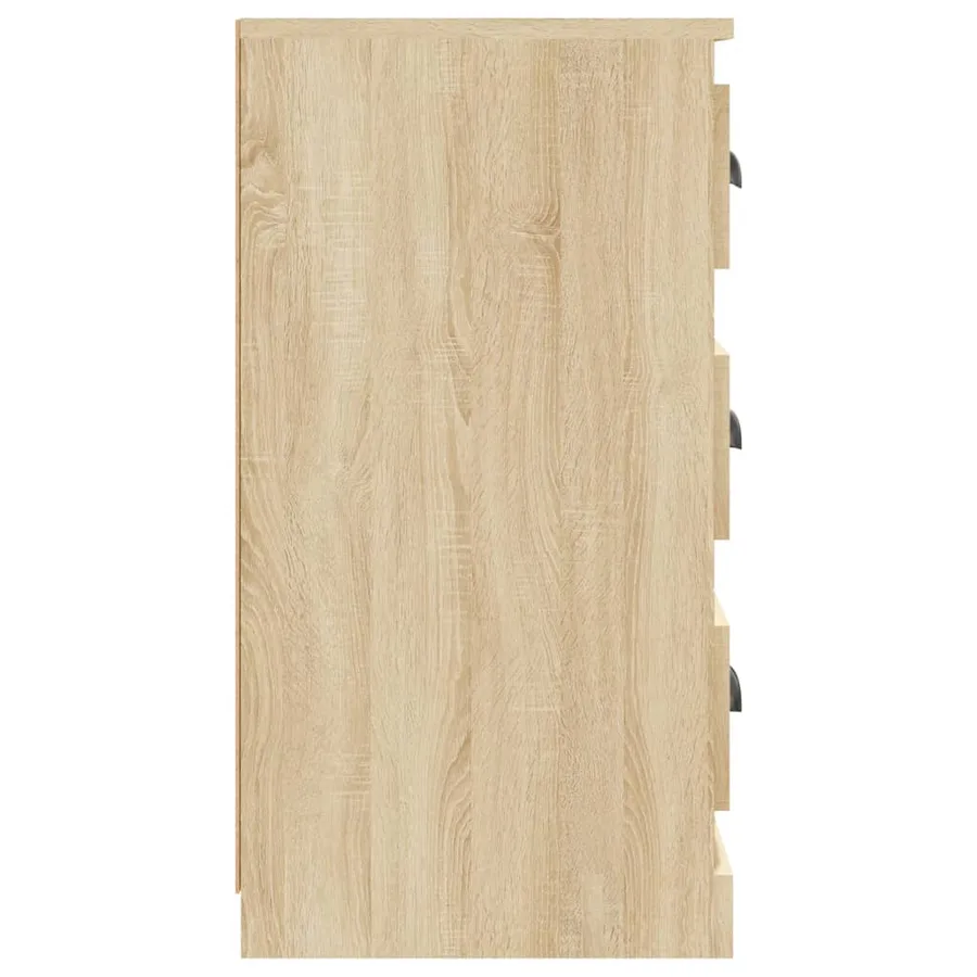 Buffets 2 pcs chêne sonoma bois d'ingénierie - 5