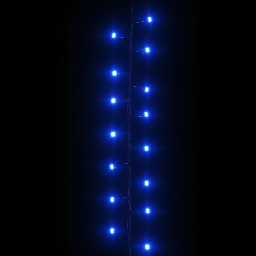 Guirlande à LED compacte avec 400 LED Bleues 13 m PVC - 5