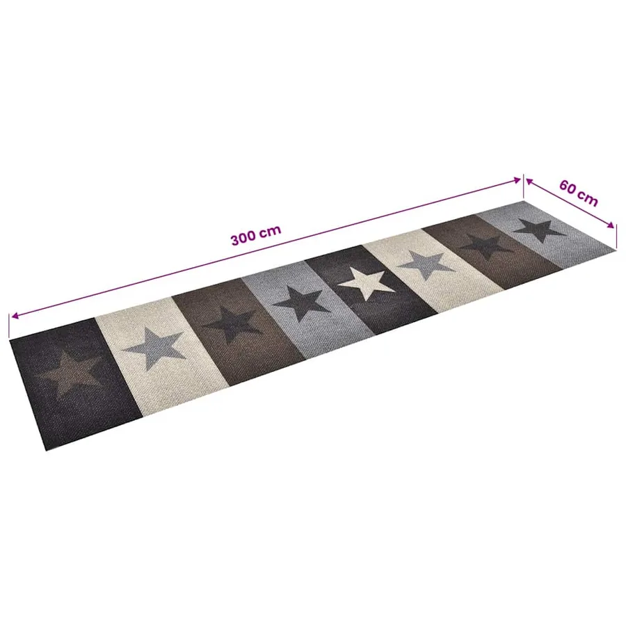 Tapis de cuisine lavable Étoiles 60x300 cm - 5