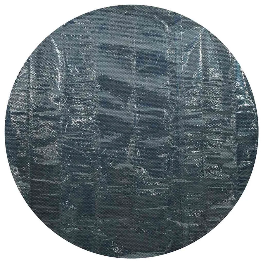 Film solaire de piscine flottant PE 549 cm Noir et bleu - 5