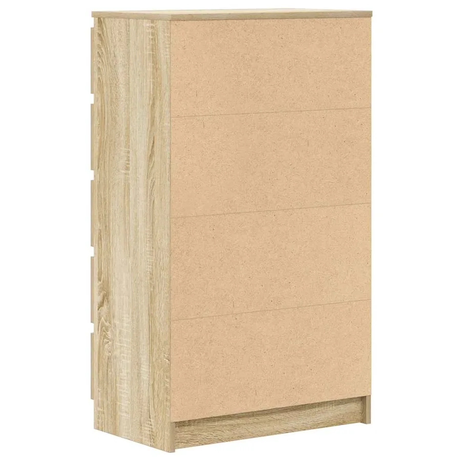 Commode Chêne sonoma 60x36x103 cm Bois d'ingénierie - 6