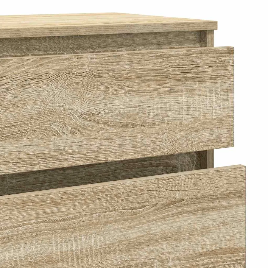 Commode Chêne sonoma 60x36x103 cm Bois d'ingénierie - 8