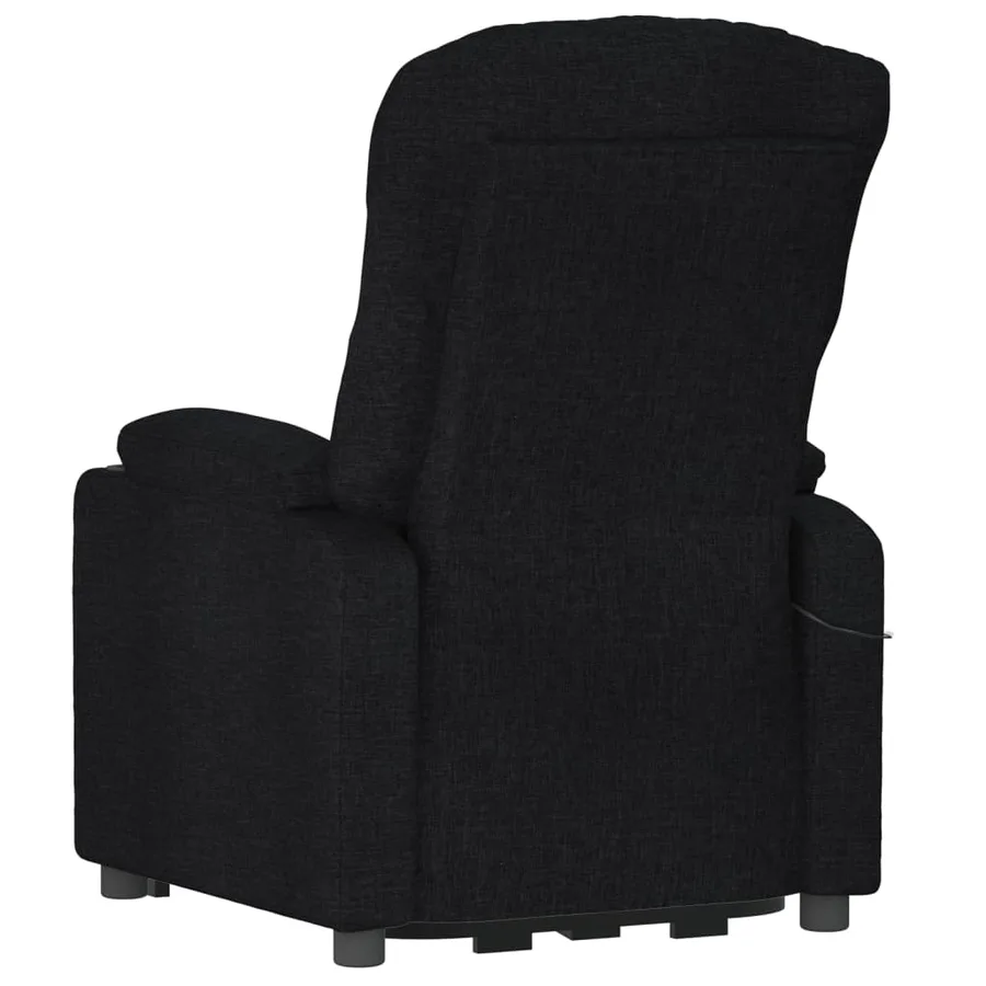 Fauteuil inclinable électrique Noir Tissu - 6