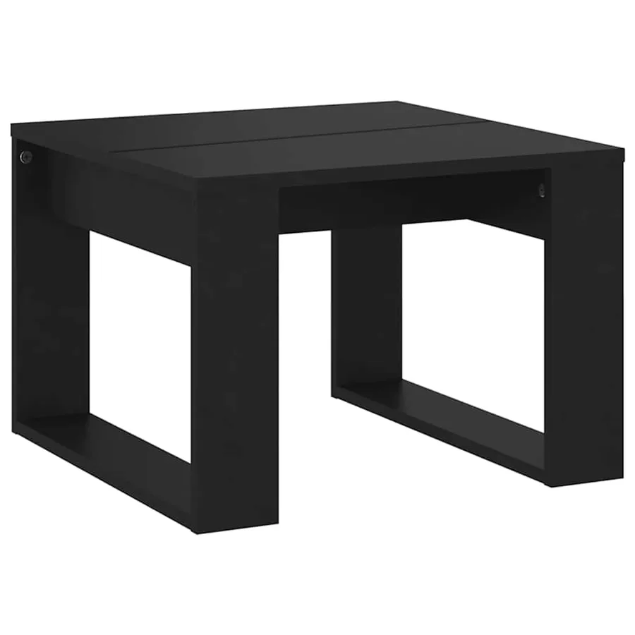 Table d'appoint Noir 50x50x35 cm Bois d’ingénierie - 2