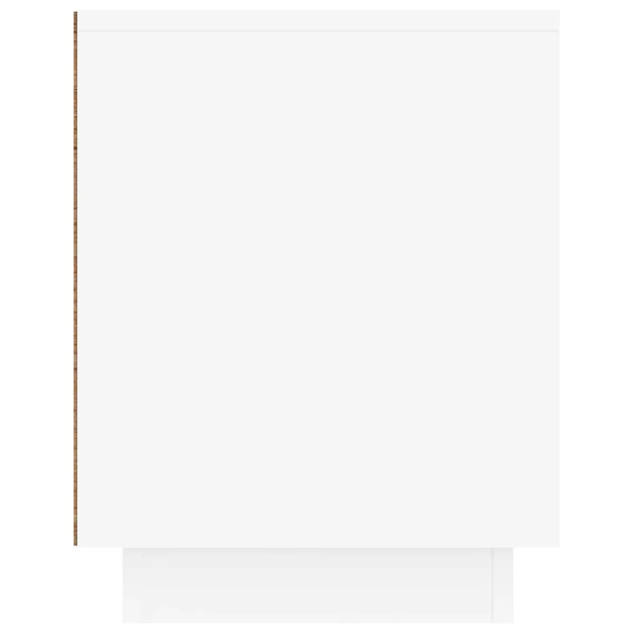 Meuble TV blanc 80x35x45 cm bois d'ingénierie - 8