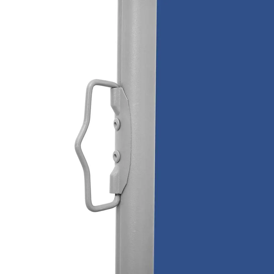Auvent latéral rétractable de patio 140x1200 cm Bleu - 8