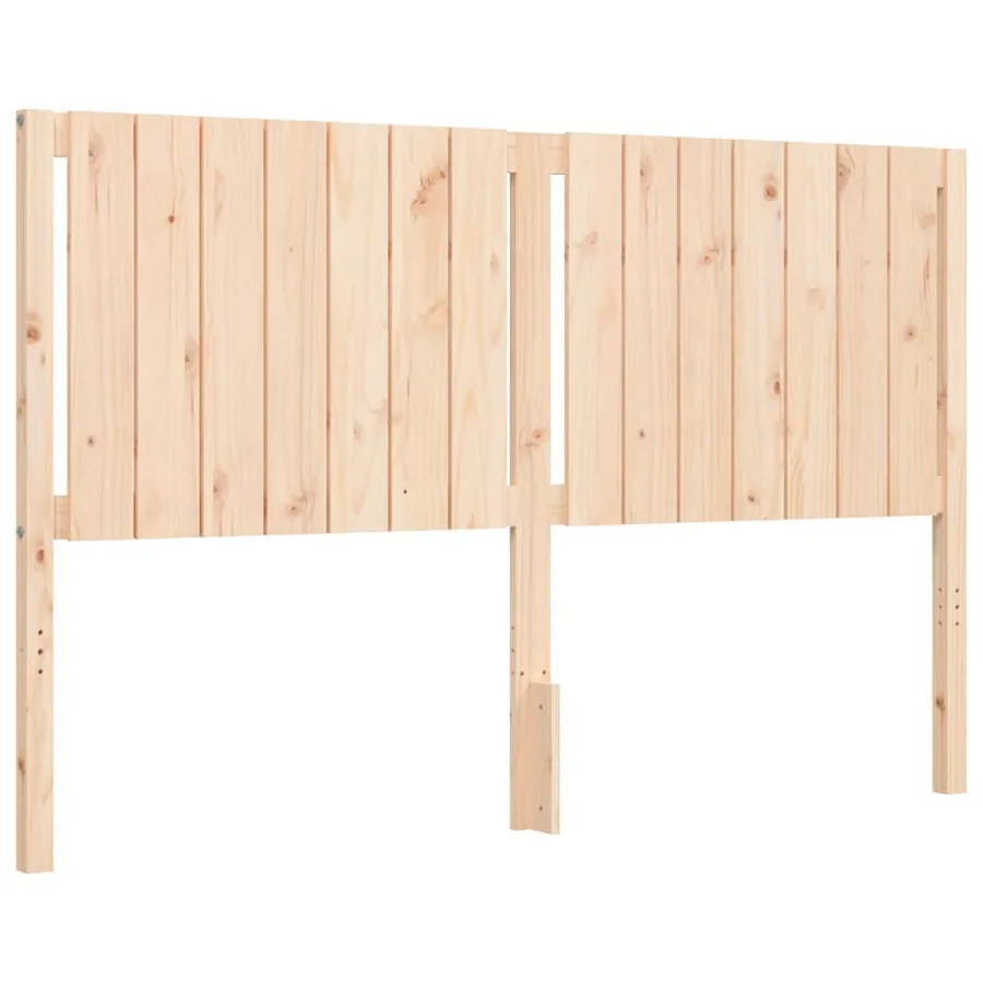 Cadre de lit sans matelas 160x200 cm bois massif de pin - 8