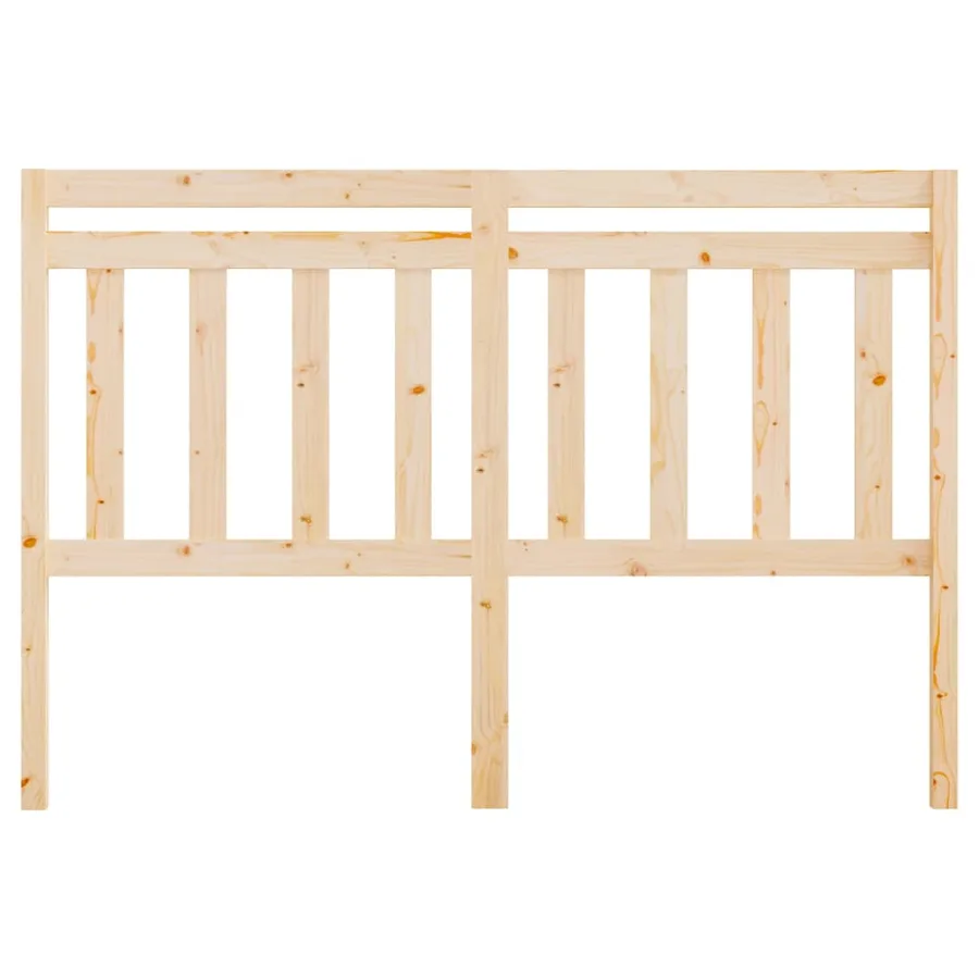 Tête de lit 140x4x100 cm Bois massif de pin - 3