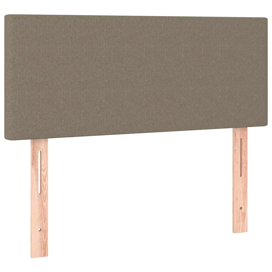 Sommier à lattes de lit avec matelas Taupe 80x200 cm Tissu - 6