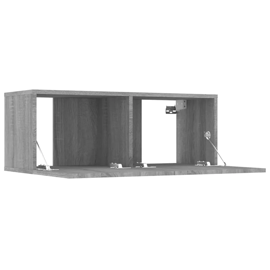Meubles TV 2 pcs sonoma gris 80x30x30 cm bois d'ingénierie - 5