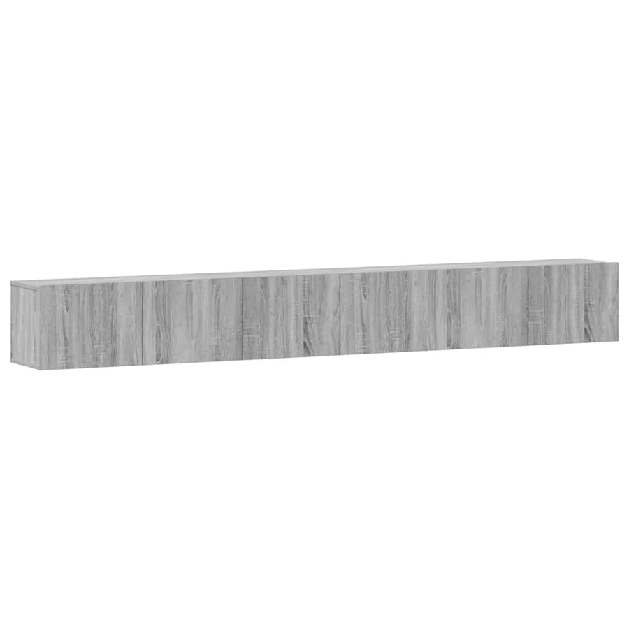 Ensemble de meubles TV 3 pcs Sonoma gris Bois d'ingénierie - 2