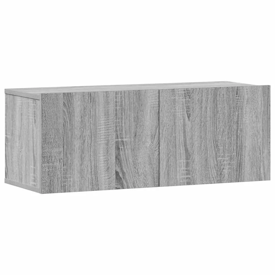 Ensemble de meubles TV 3 pcs Sonoma gris Bois d'ingénierie - 4