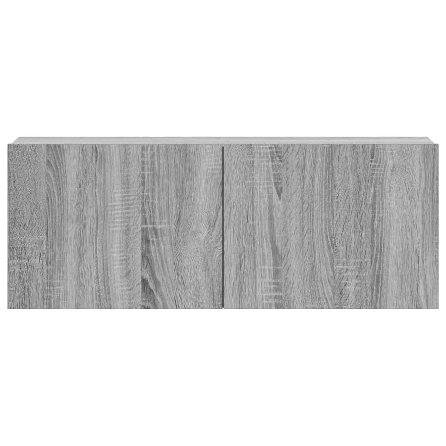 Ensemble de meubles TV 3 pcs Sonoma gris Bois d'ingénierie - 5