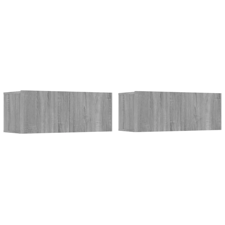 Ensemble de meubles TV 5 pcs Sonoma gris Bois d'ingénierie - 7