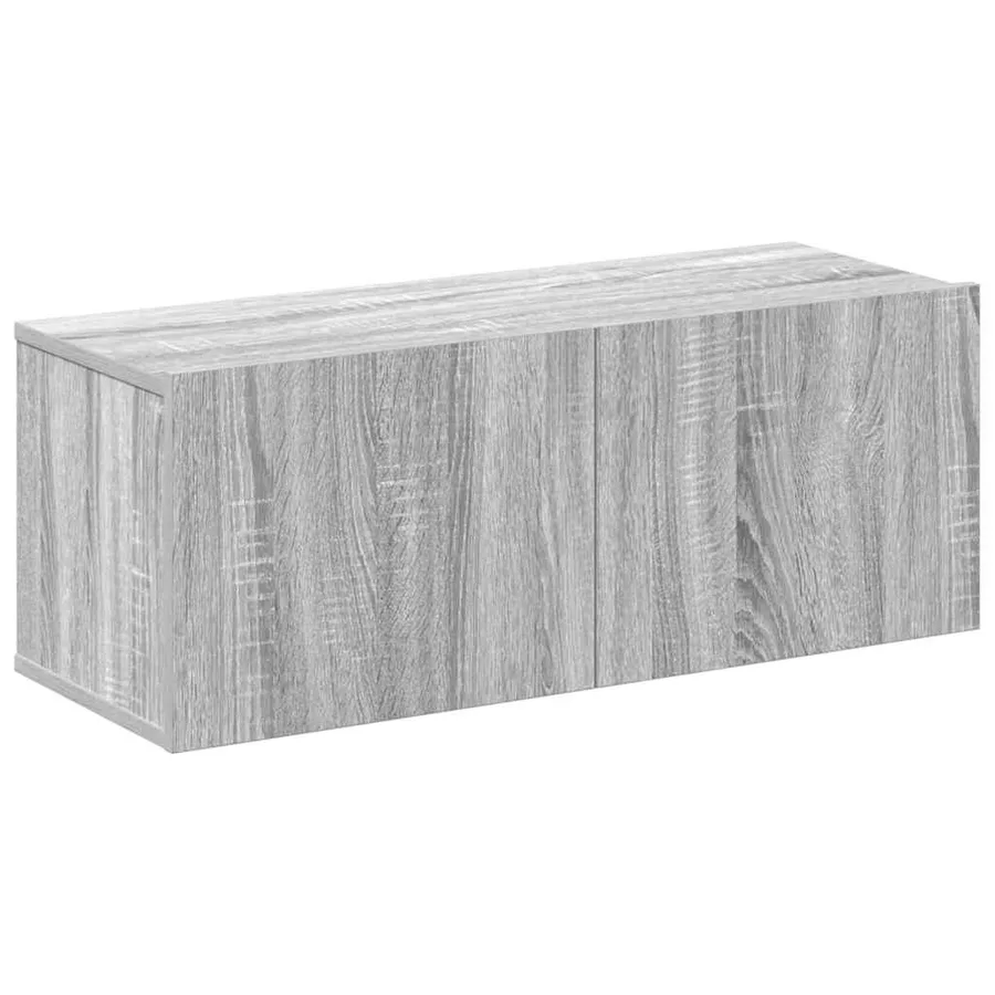 Ensemble de meubles TV 4 pcs Sonoma gris Bois d'ingénierie - 6