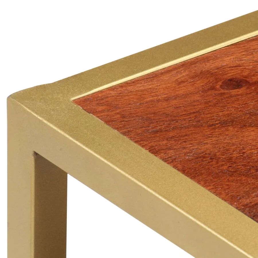 Table basse 90 x 50 x 40 cm Bois d'acacia massif - 4