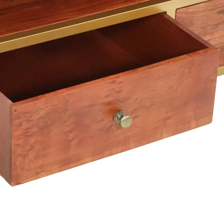 Table basse 90 x 50 x 40 cm Bois d'acacia massif - 5