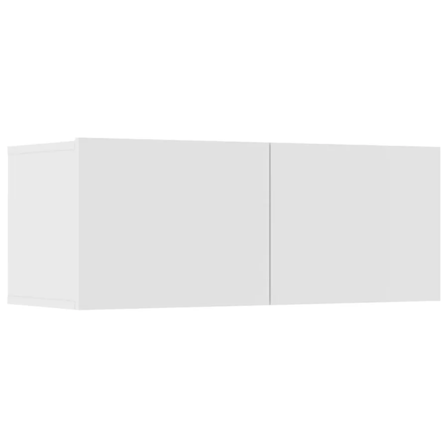 Ensemble de meubles TV 6 pcs Blanc Bois d'ingénierie - 4