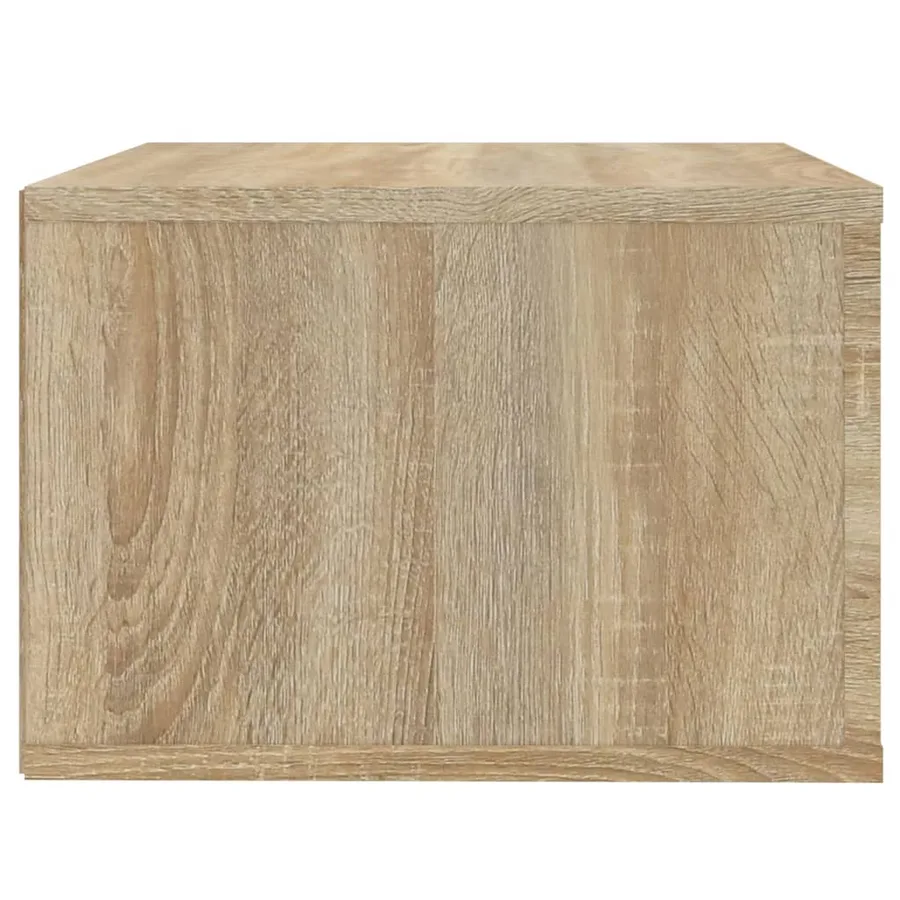 Tables de chevet murales 2 pcs Chêne sonoma 50x36x25 cm - 9