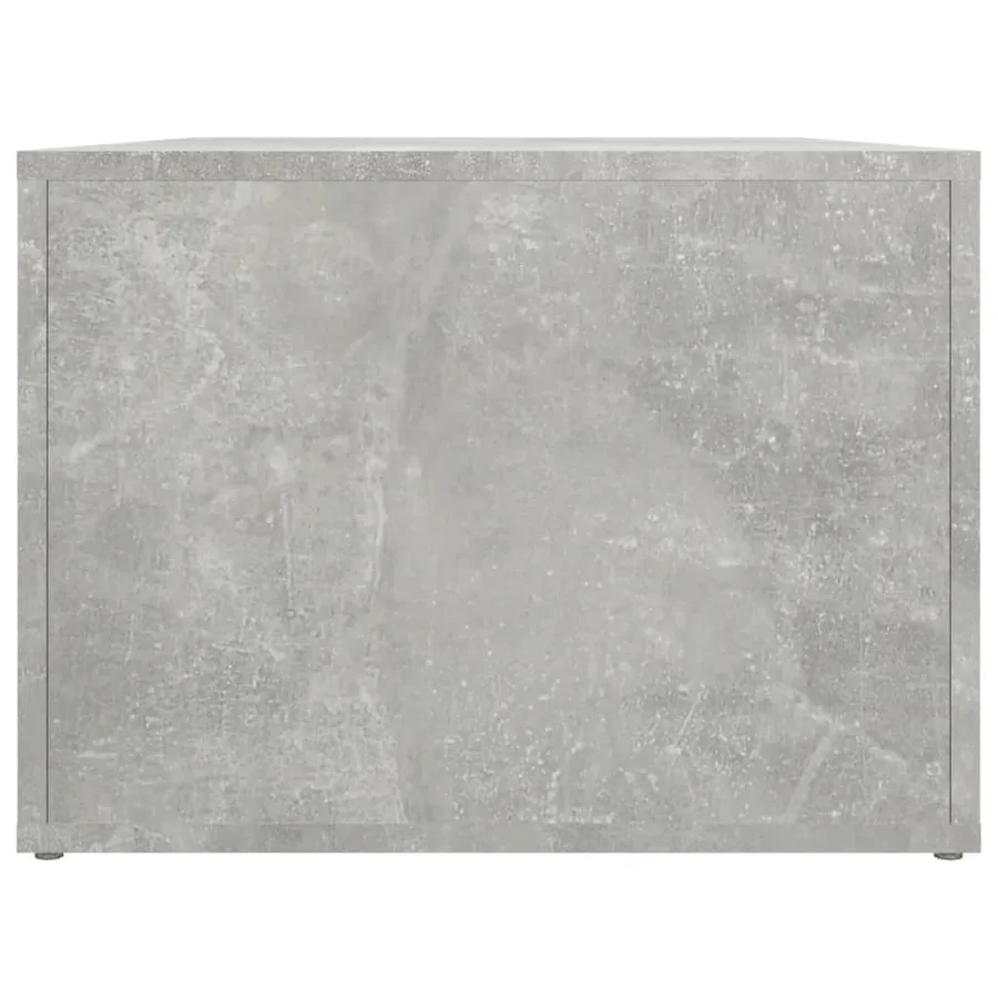 Table basse Gris béton 80x50x36 cm Bois d'ingénierie - 7