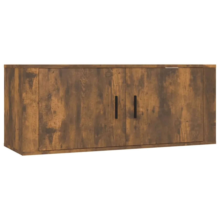 Ensemble de meubles TV 7 pcs Chêne fumé Bois d'ingénierie - 4