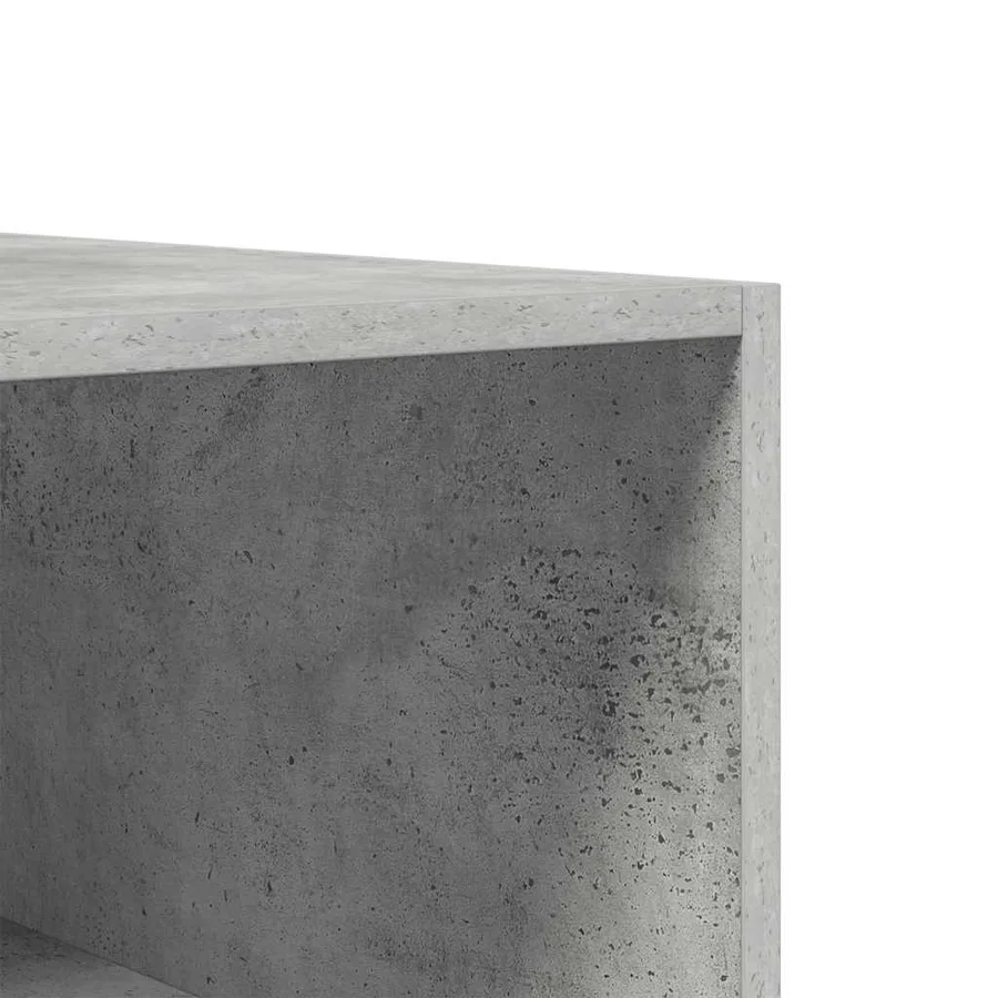 Garde-robe Gris béton 50x50x200 cm Bois d'ingénierie - 7