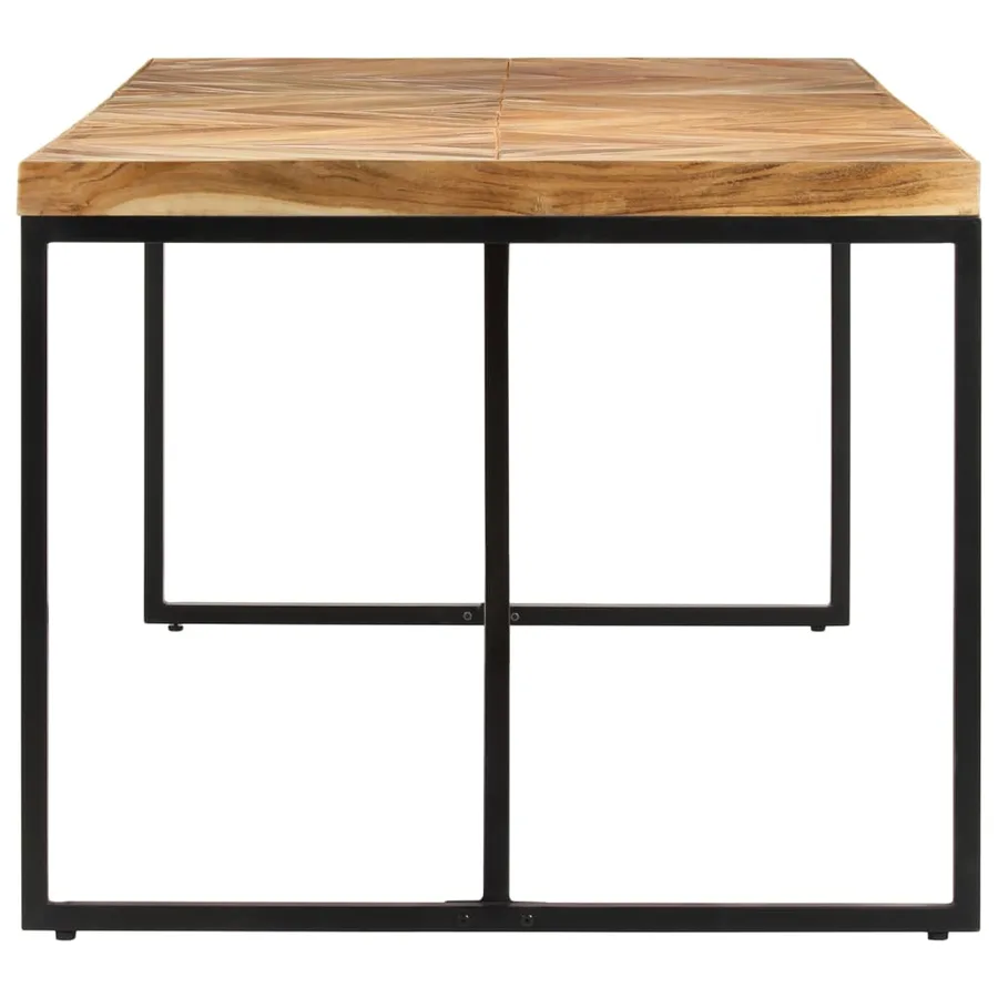 Table à dîner 180x90x76 cm Bois massif d'acacia et de manguier - 3