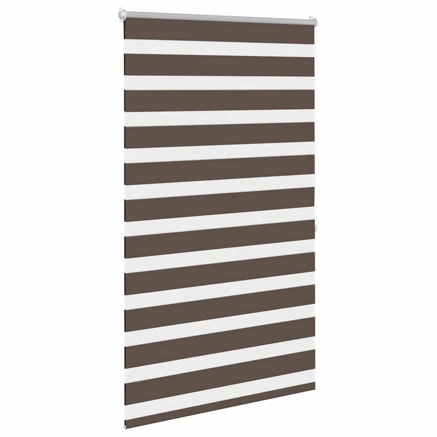 Store vénitien Zebra 80,9 x 175 cm, largeur du tissu 76,7 cm, couleur café - 3