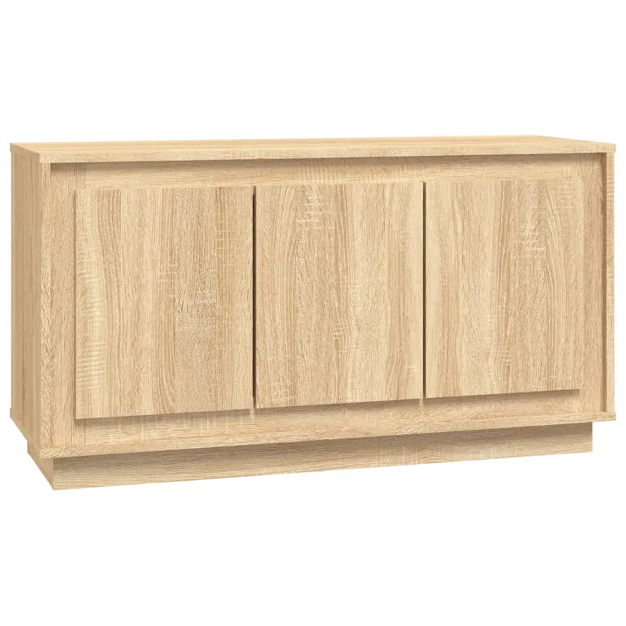 Buffet chêne sonoma 102x35x55 cm bois d'ingénierie - 2